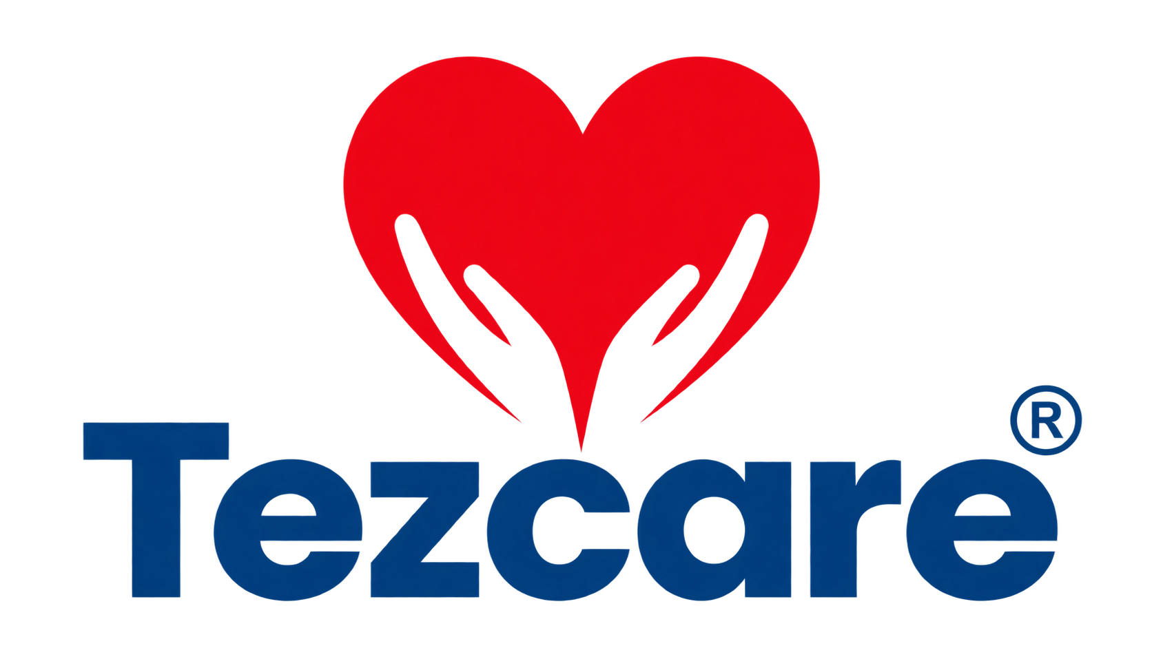 Tezcare — heart and hands logo